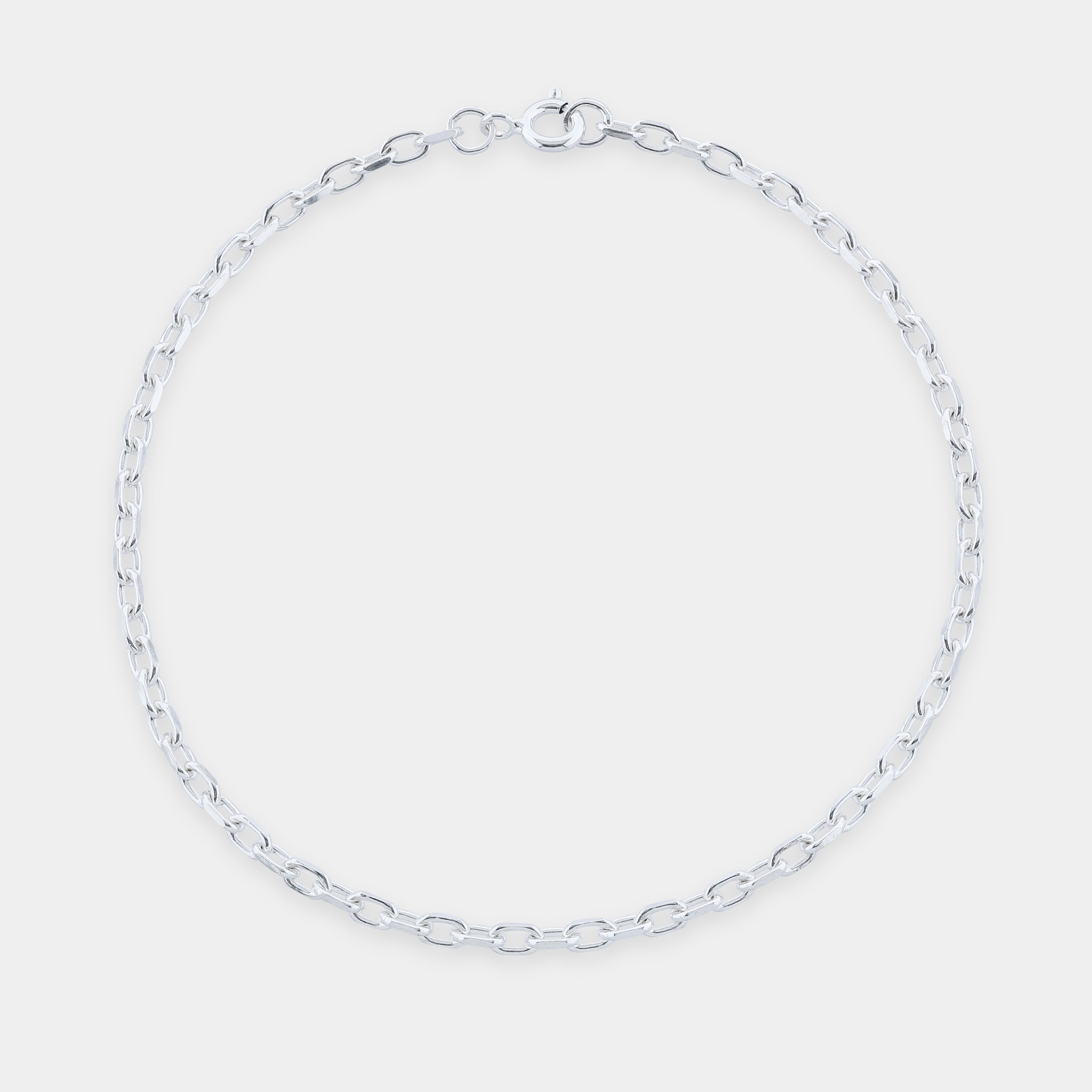 Monarch Diamond Cut Silver Bracelet On a light grey background