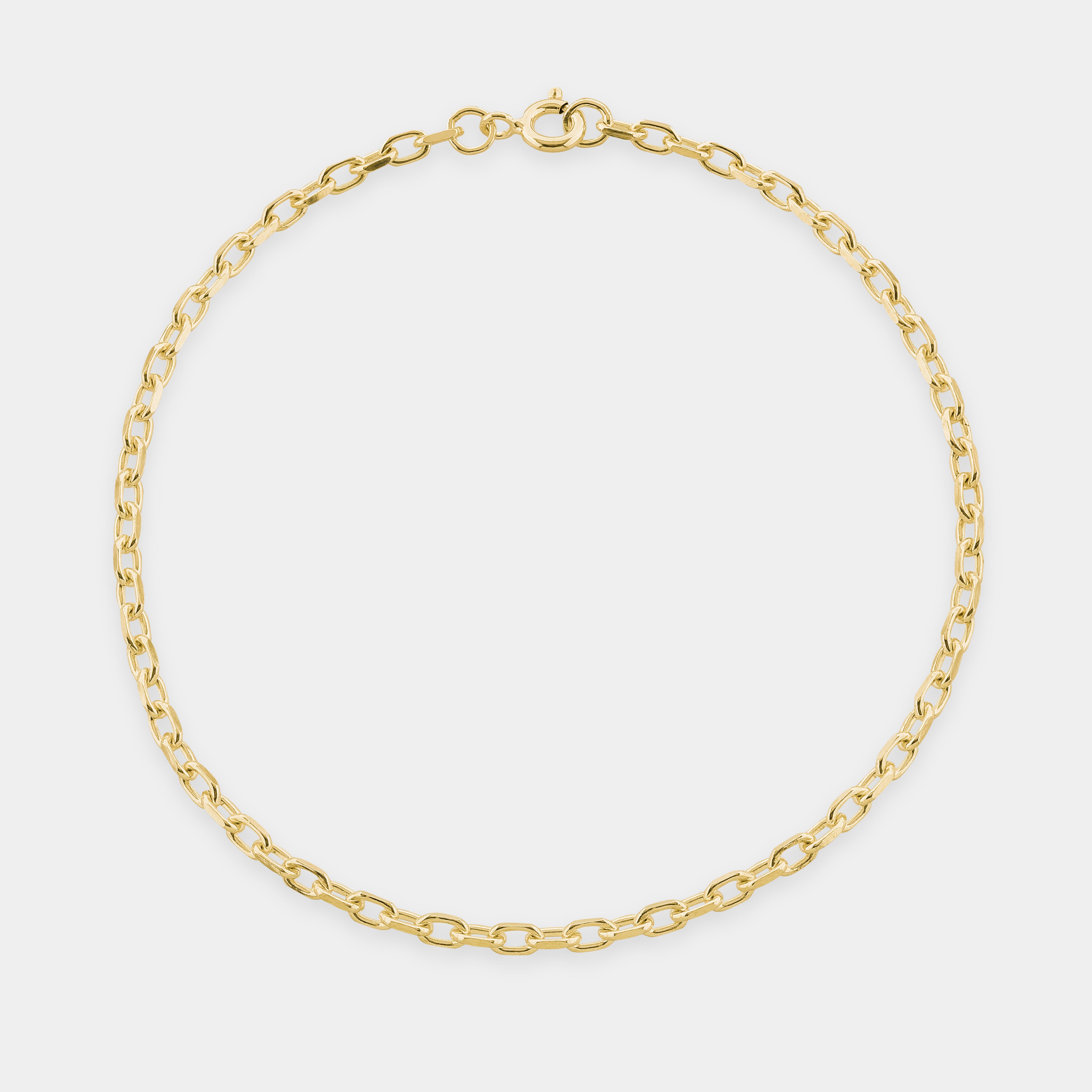Monarch Diamond Cut Gold Bracelet On a light grey background