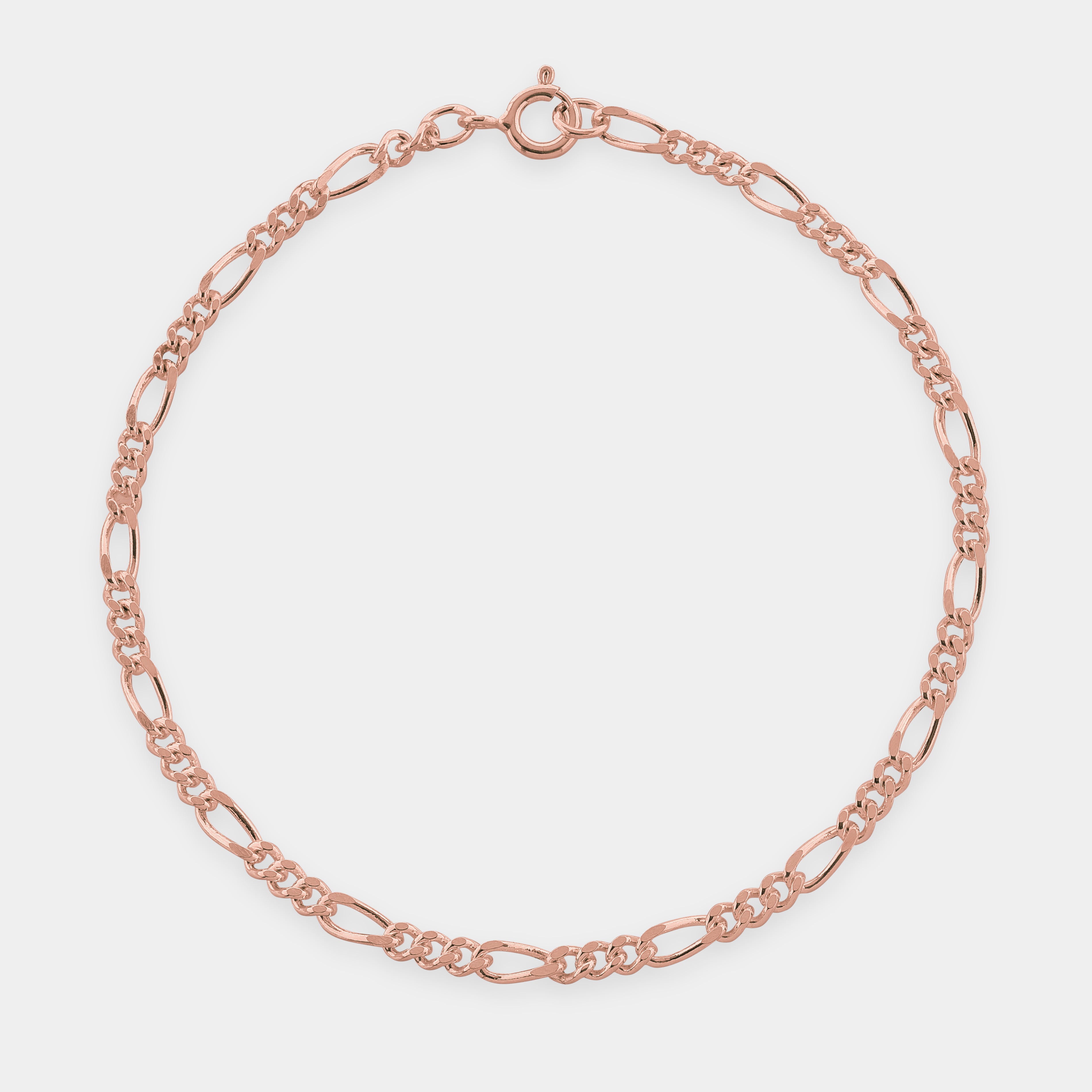 Rope gold Bracelet with a light grey background. 